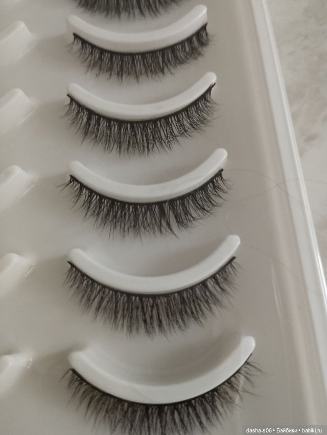 Реснички черные, коричневые, белые и цветные, несколько видов (фото 8)