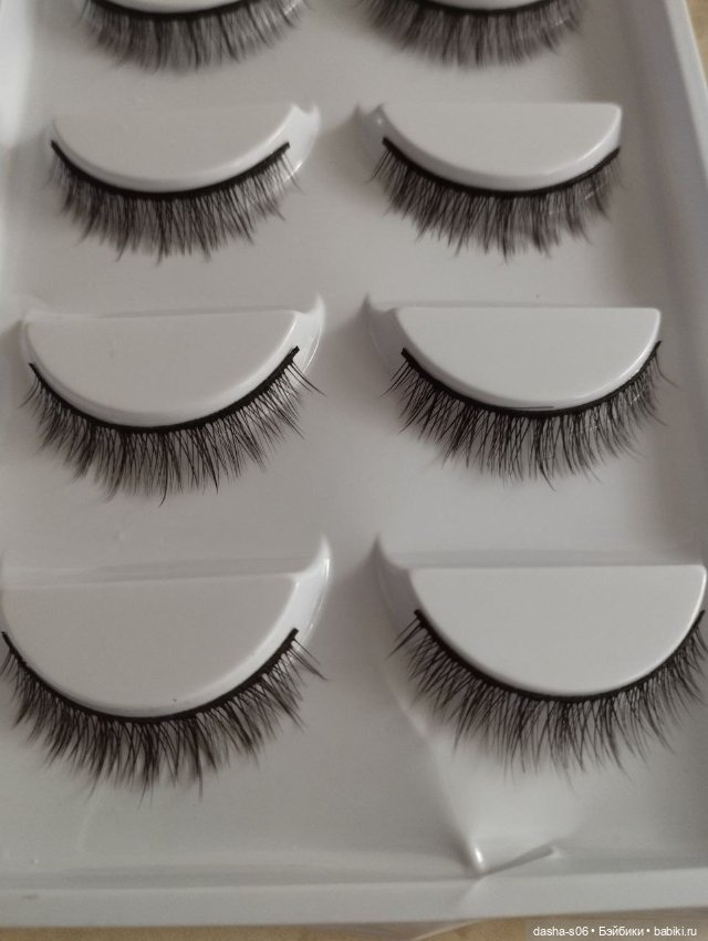 Реснички черные, коричневые, белые и цветные, несколько видов (фото 7)