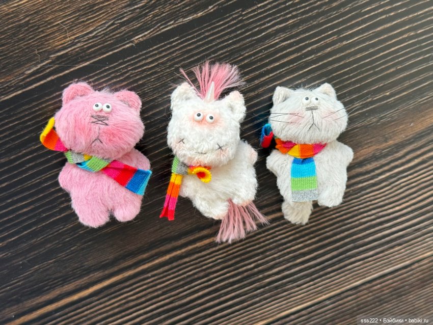 Мишка розовый от Catabra — Авторские игрушки (фото 4)