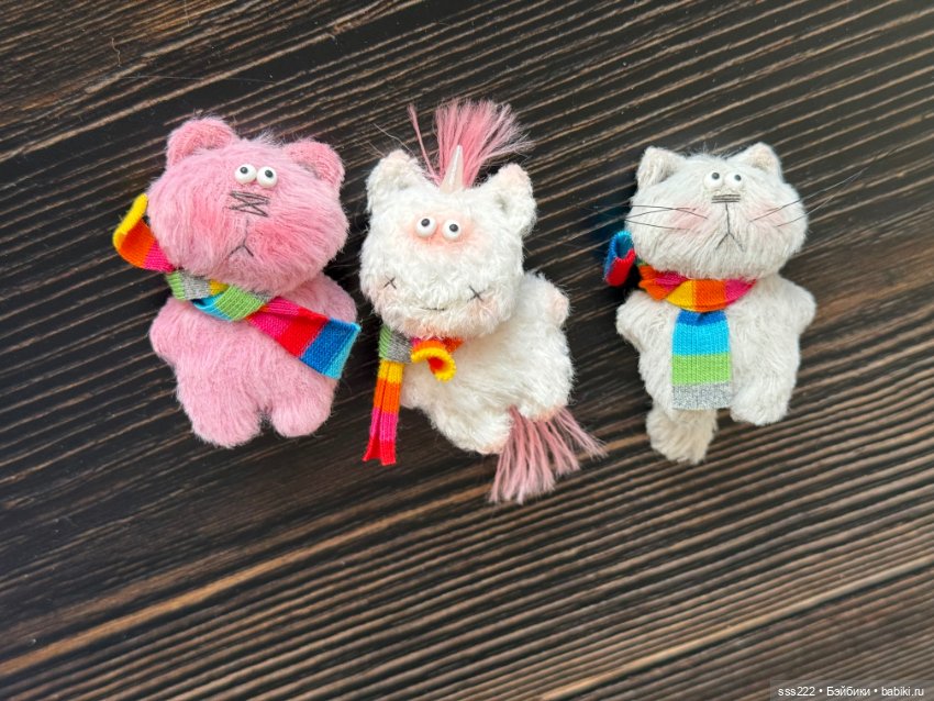 Мишка розовый от Catabra — Авторские игрушки (фото 3)