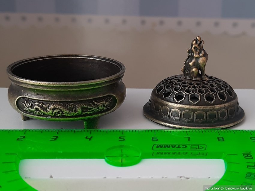 Горшочек металл — Миниатюра для кукол (фото 6)