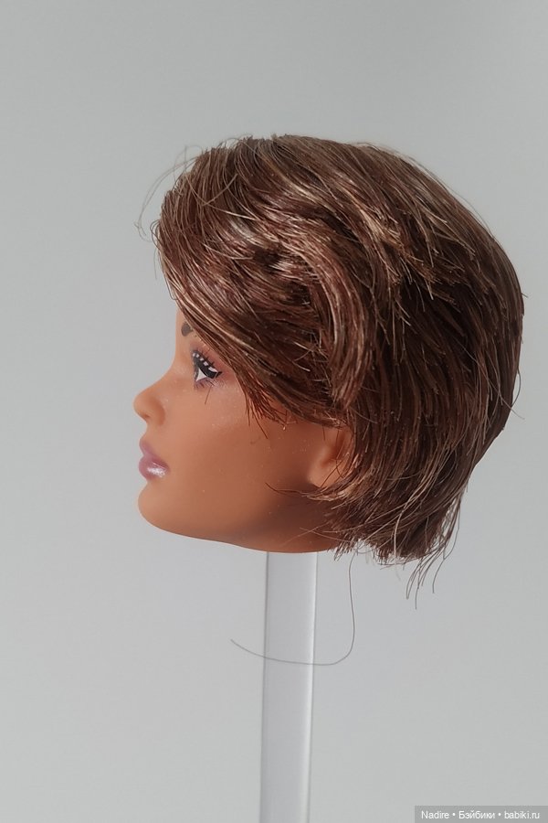 Голова Барби Лукс Виктория с короткой стрижкой (Barbie Looks № 22) (фото 2)