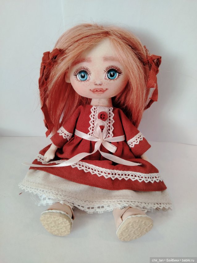 Кукла ручной работы в винтажном стиле (фото 3)