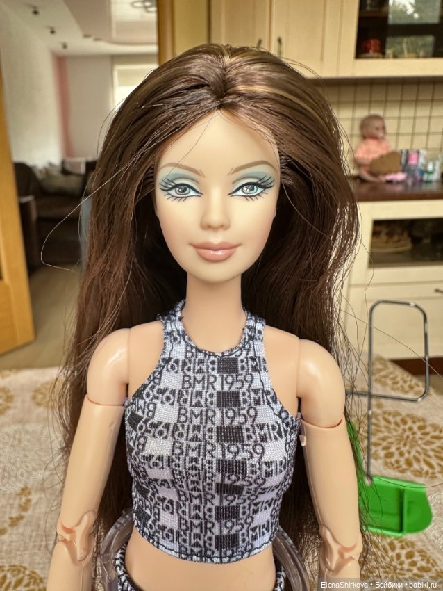 Barbie birthstone Маки бриллиант апрель на высоком теле мтм (фото 4)