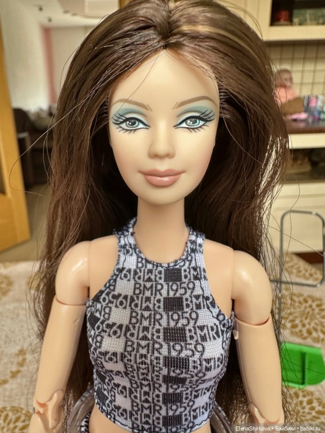 Barbie birthstone Маки бриллиант апрель на высоком теле мтм (фото 6)