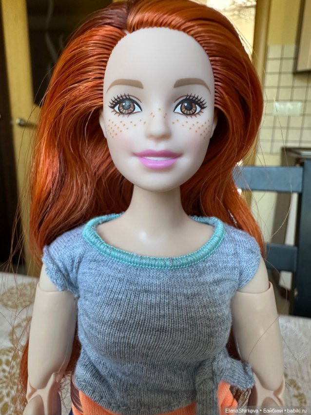 Barbie Fashionistas 47 на теле пышки мтм (фото 3)