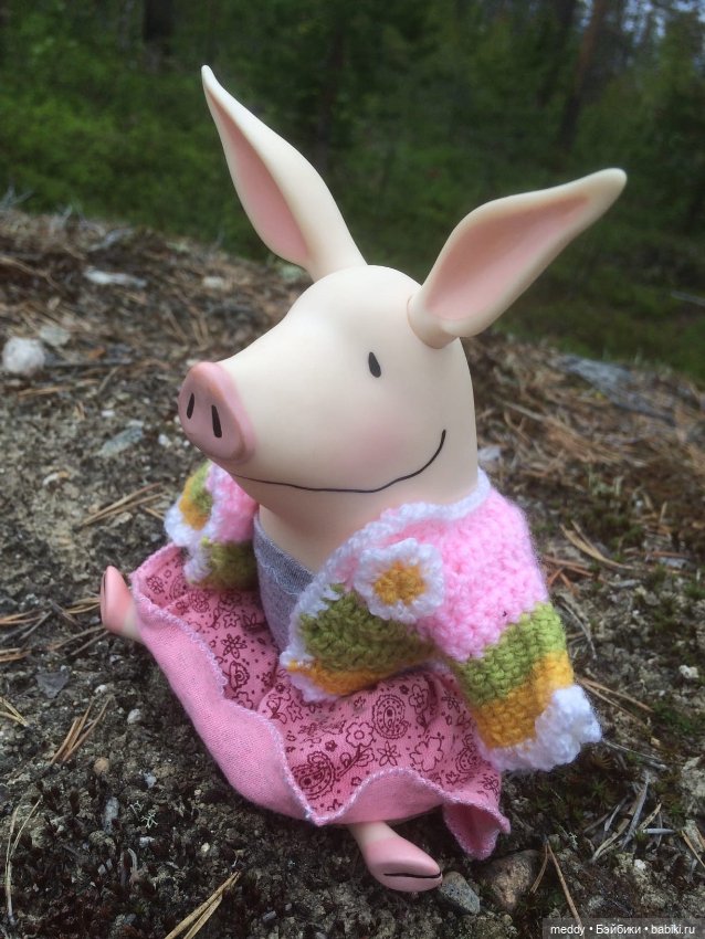 Очаровательная свинка Оливия от Madame Alexander (фото 5)