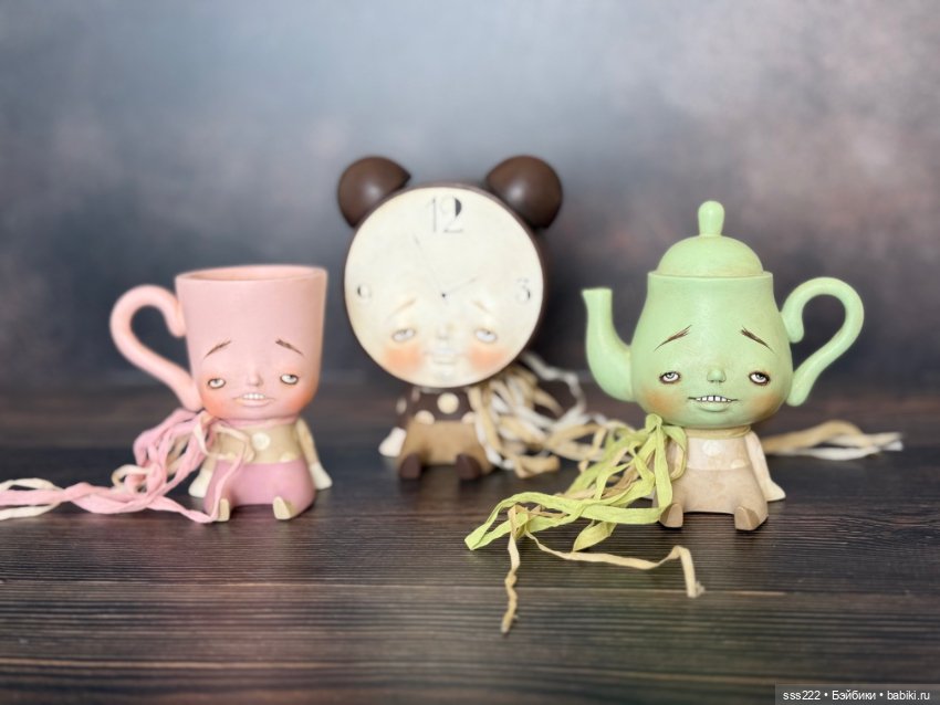 Часы от Suzan Grynkiv — Авторские игрушки (фото 8)