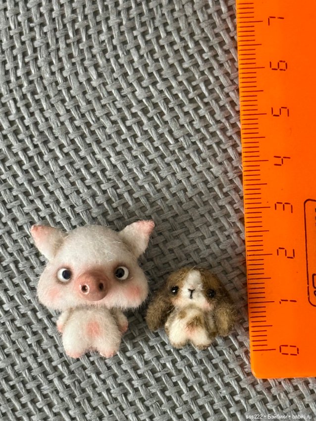 Зайчик и поросенок от DariaPoly (фото 6)