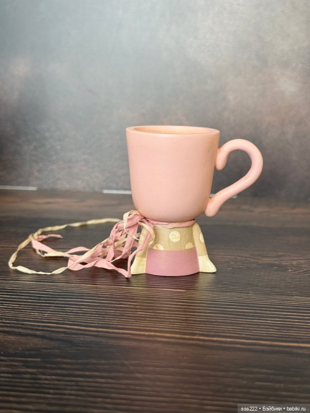 Чашечка от Suzan Grynkiv — Авторские игрушки (фото 4)