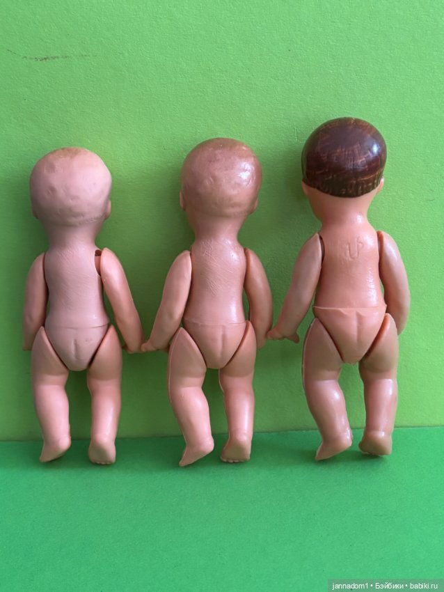 Резиновые пупсики Tebu с рельефными волосами, высота 11 см (фото 5)