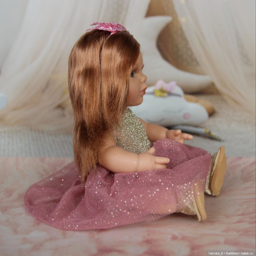 Кукла - пупс Alma Toys " Принцесса " рыжая , 22 см, № 2 (фото 9)