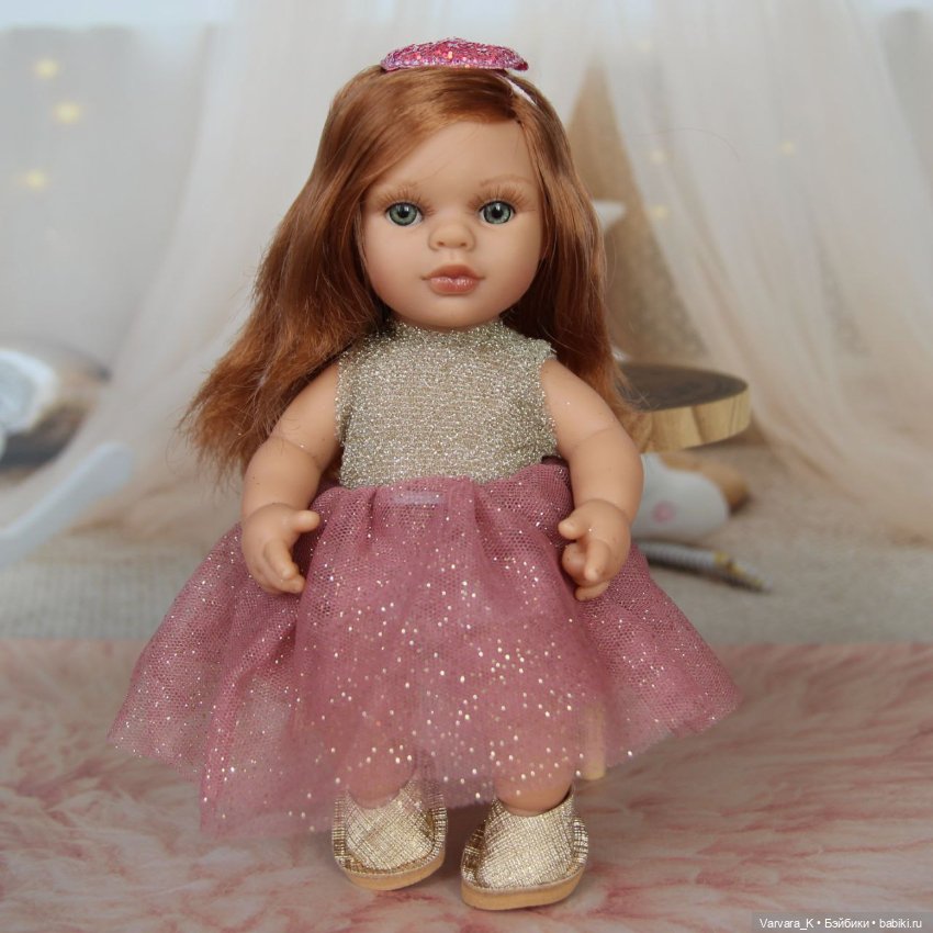 Кукла - пупс Alma Toys " Принцесса " рыжая , 22 см, № 2