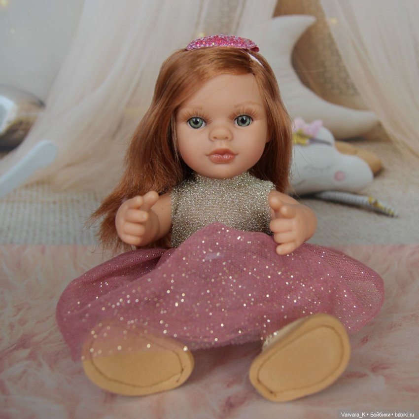 Кукла - пупс Alma Toys " Принцесса " рыжая , 22 см, № 2