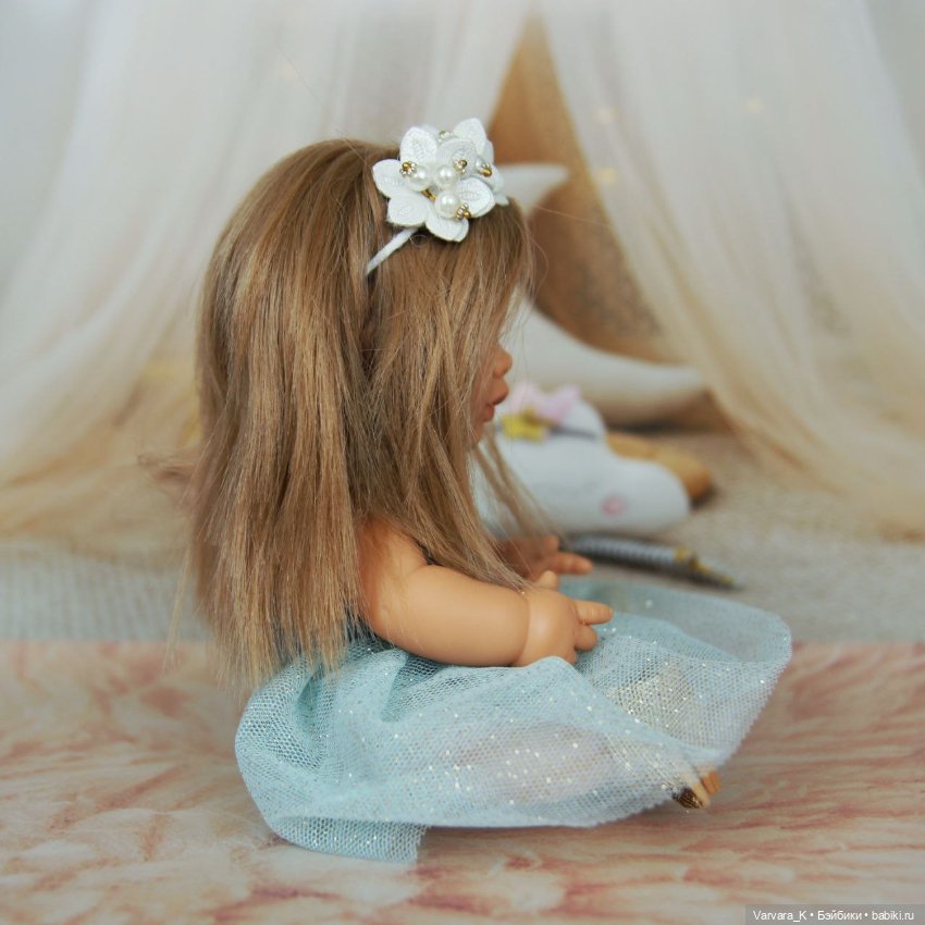 Кукла - пупс Alma Toys " Принцесса " блондинка в голубом , 22 см, № 2 (фото 6)