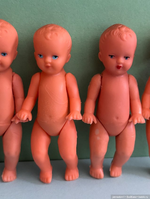 Резиновые пупсики Тебу, молд 109, высота 9 см (фото 4)