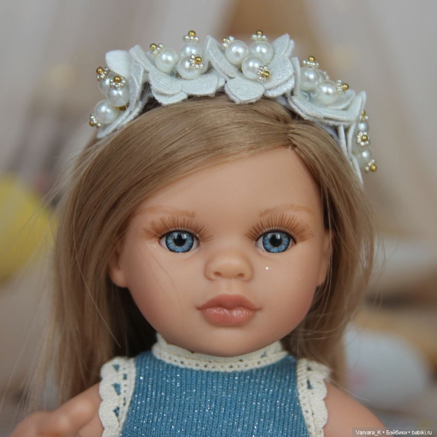 Кукла - пупс Alma Toys " Принцесса " блондинка в голубом , 22 см, № 5