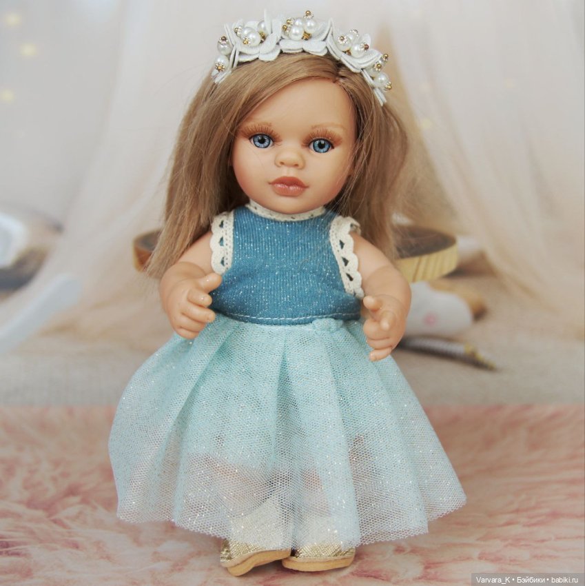 Кукла - пупс Alma Toys " Принцесса " блондинка в голубом , 22 см, № 2