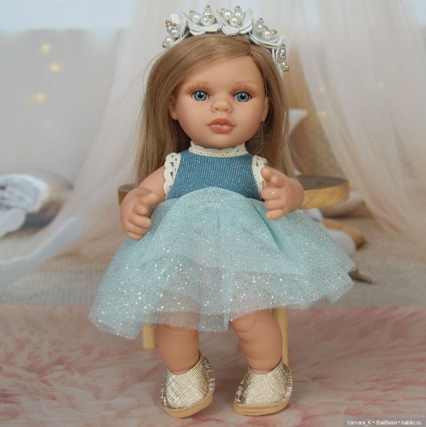 Кукла - пупс Alma Toys " Принцесса " блондинка в голубом , 22 см, № 5 (фото 4)