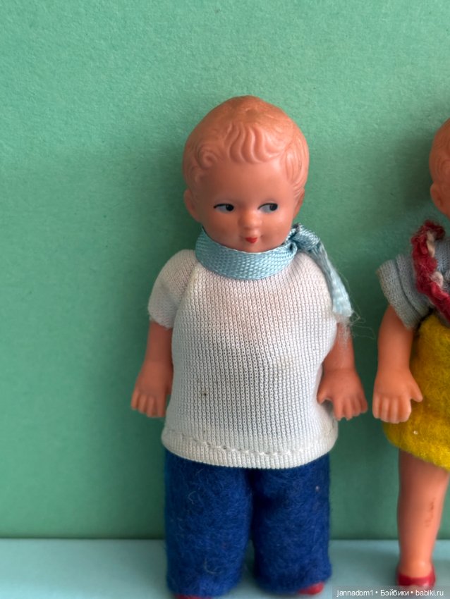Куколки мальчики Tebu в родной одежде, высота 8 см (фото 2)