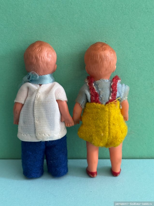 Куколки мальчики Tebu в родной одежде, высота 8 см (фото 4)