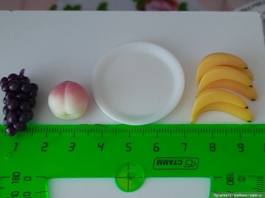 Блюдо с фруктами — Миниатюра для кукол (фото 4)
