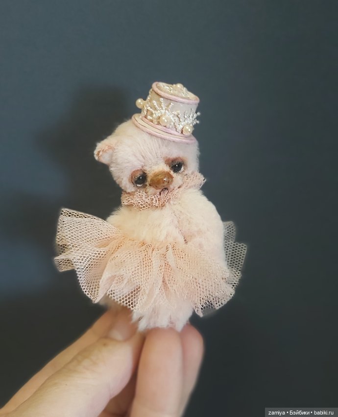 Розовая мишка Мася — Авторские игрушки