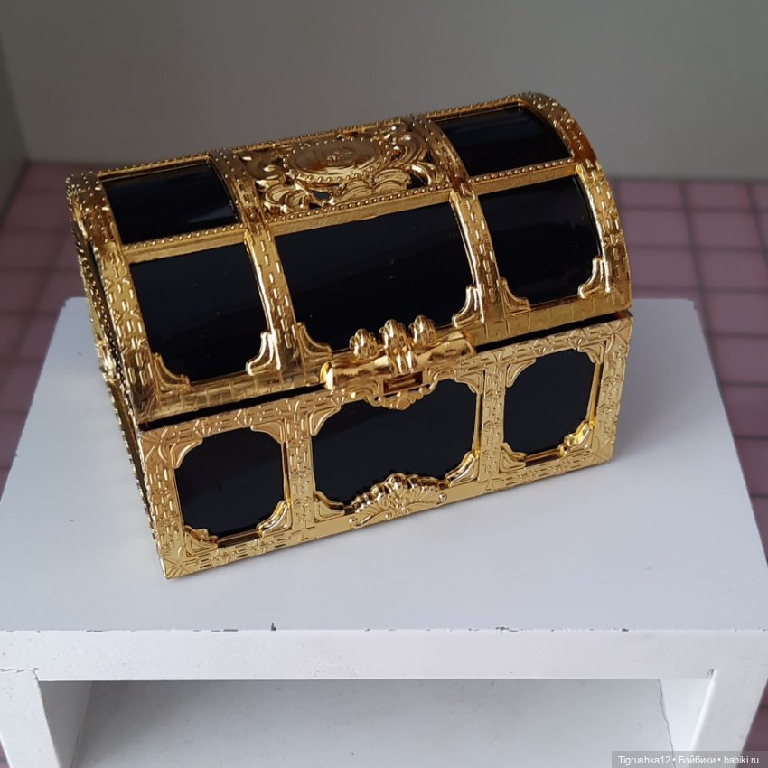 Сундук в кукольный домик — Миниатюра для кукол (фото 4)