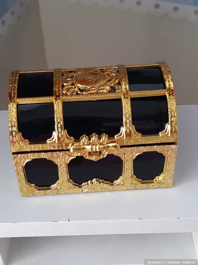 Сундук в кукольный домик — Миниатюра для кукол