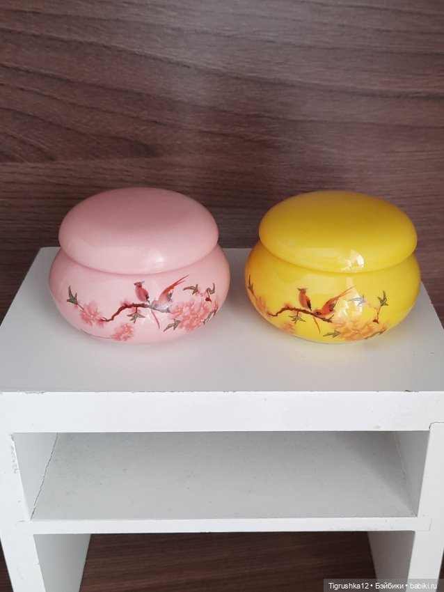 Горшочки керамика# — Миниатюра для кукол