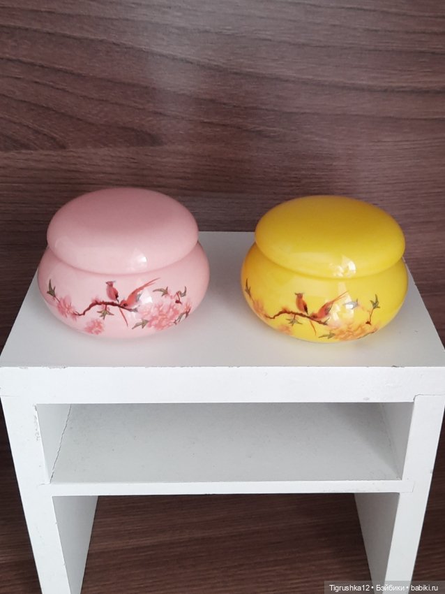 Горшочки керамика# — Миниатюра для кукол (фото 3)