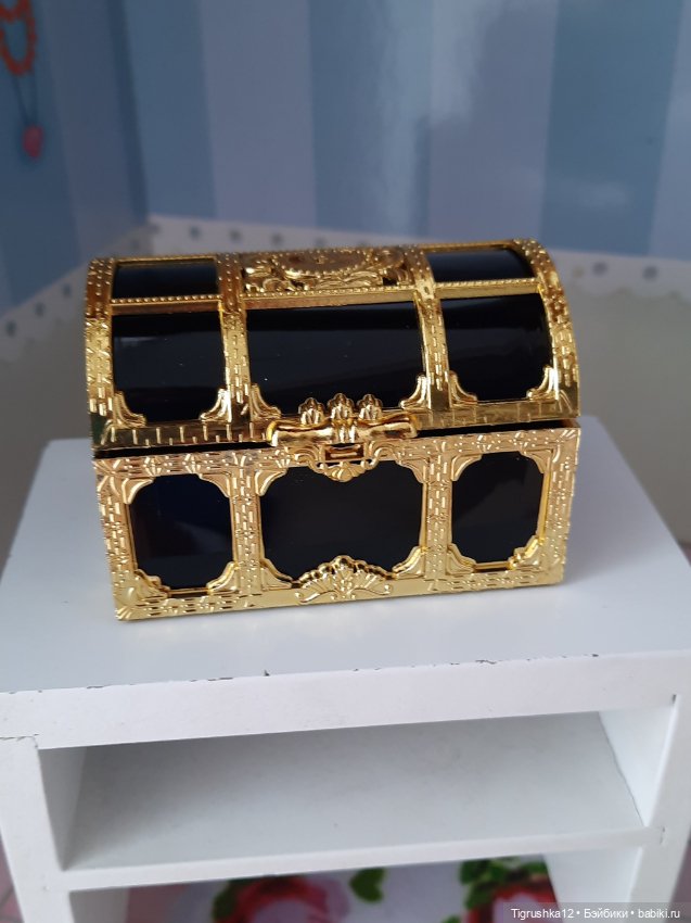 Сундук в кукольный домик — Миниатюра для кукол (фото 2)