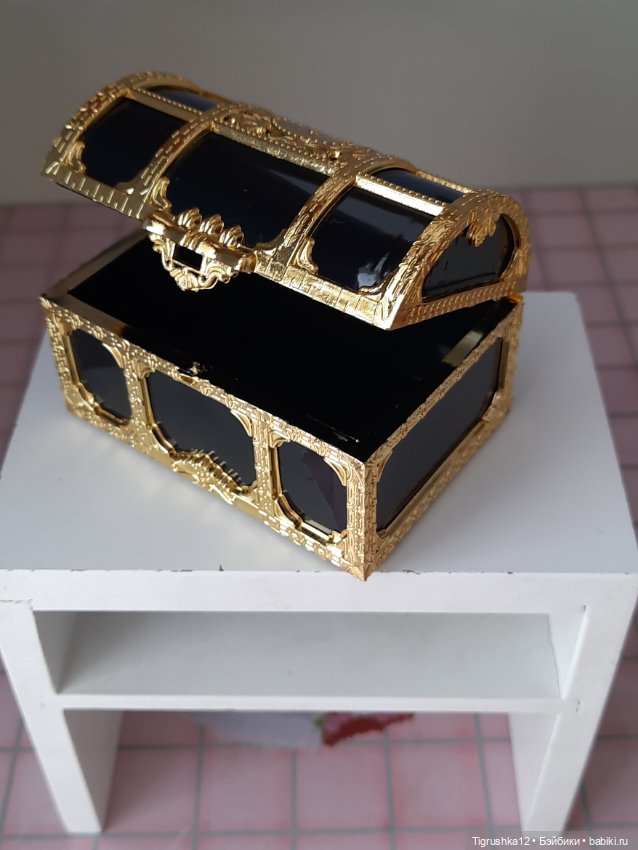 Сундук в кукольный домик — Миниатюра для кукол (фото 3)