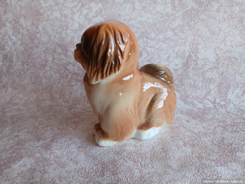 Фарфоровая статуэтка Пекинес ЛФЗ (фото 5)