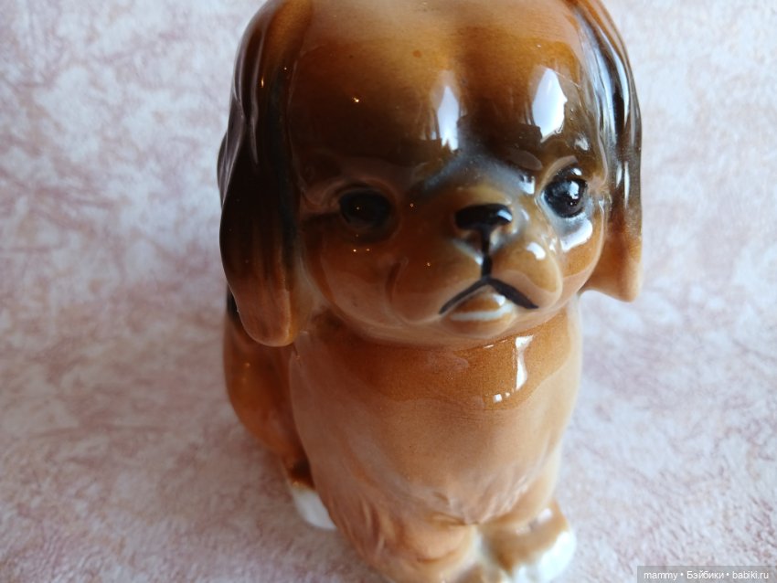 Фарфоровая статуэтка Пекинес ЛФЗ (фото 8)