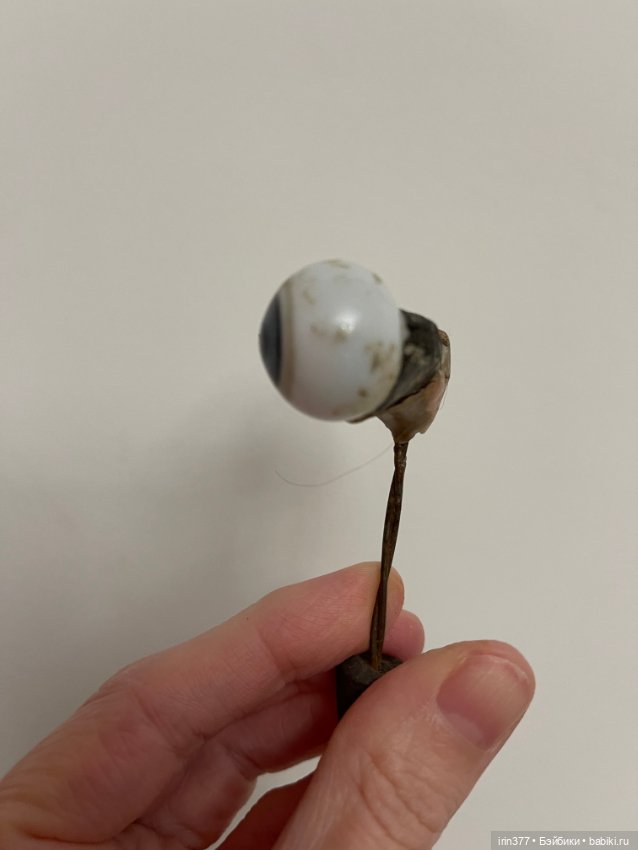 Большие антикварные глаза на рокере (фото 5)