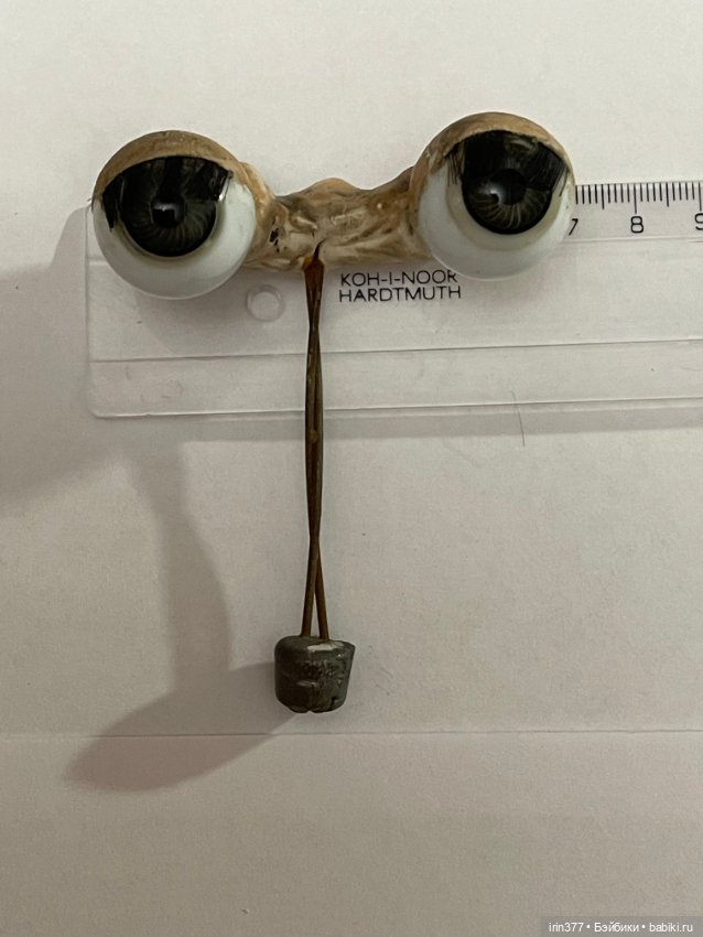 Большие антикварные глаза на рокере (фото 10)