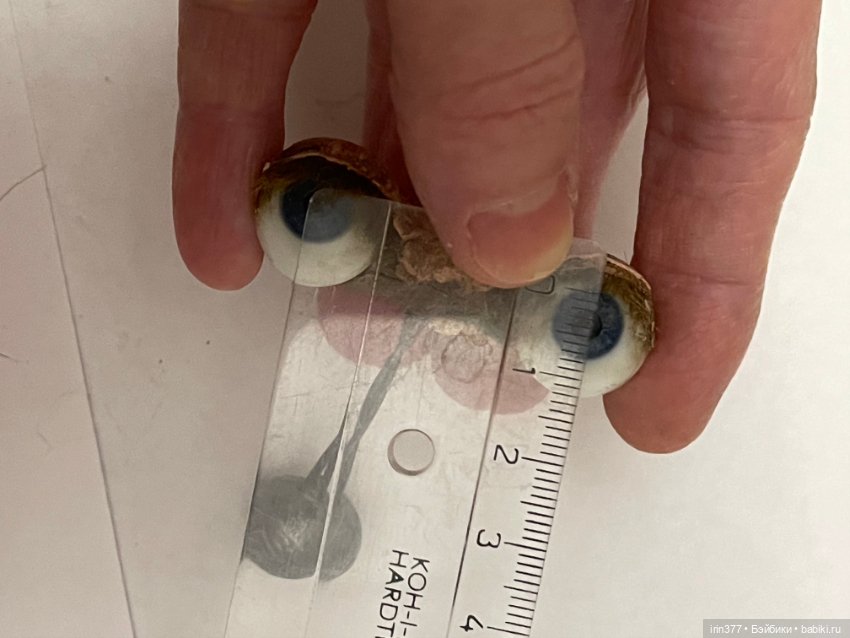 Антикварные стеклянные глаза на рокере (фото 10)