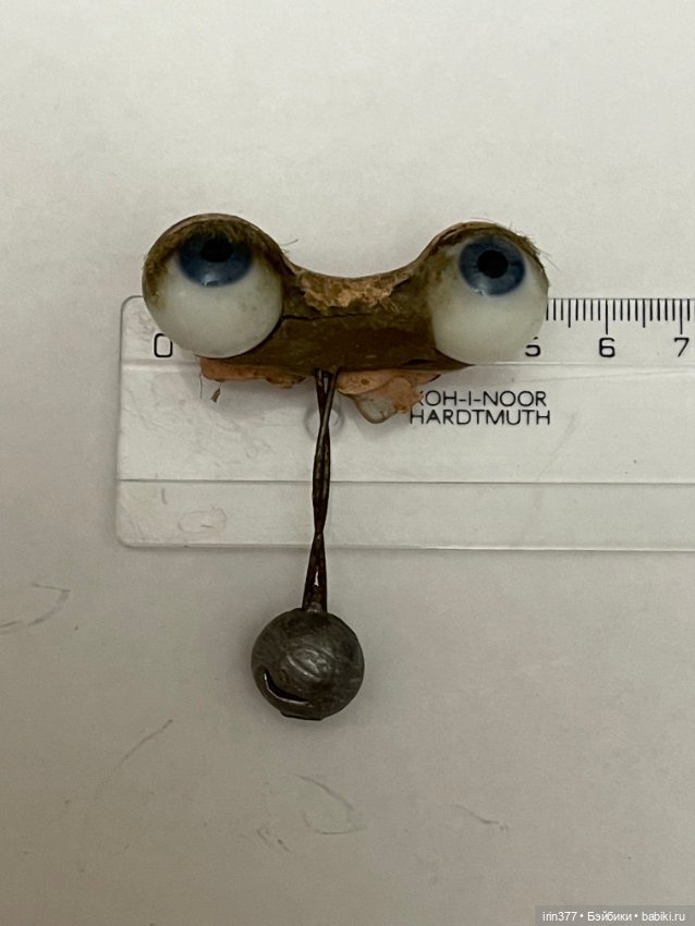 Антикварные стеклянные глаза на рокере (фото 8)