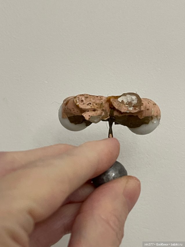 Антикварные стеклянные глаза на рокере (фото 3)