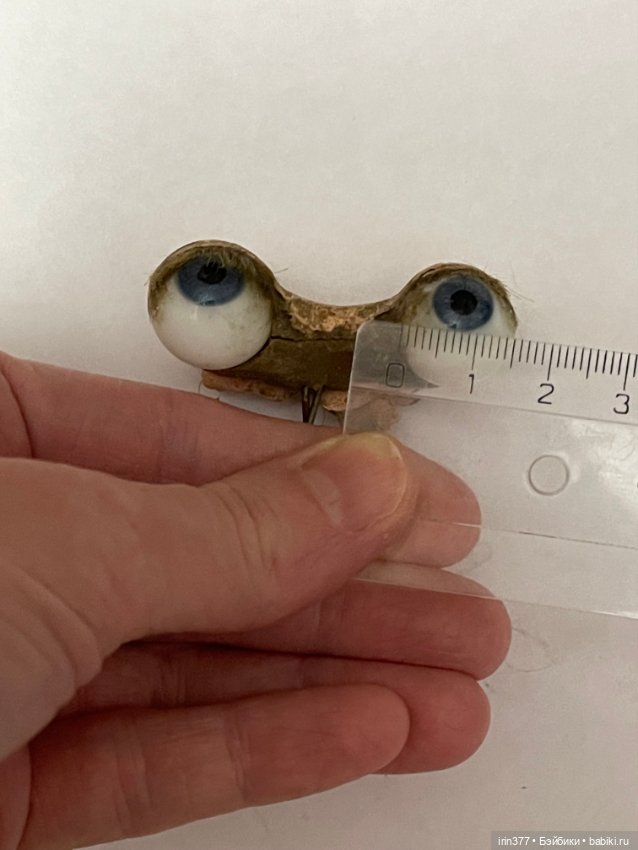 Антикварные стеклянные глаза на рокере (фото 9)