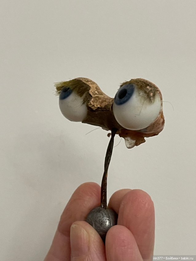 Антикварные стеклянные глаза на рокере (фото 7)