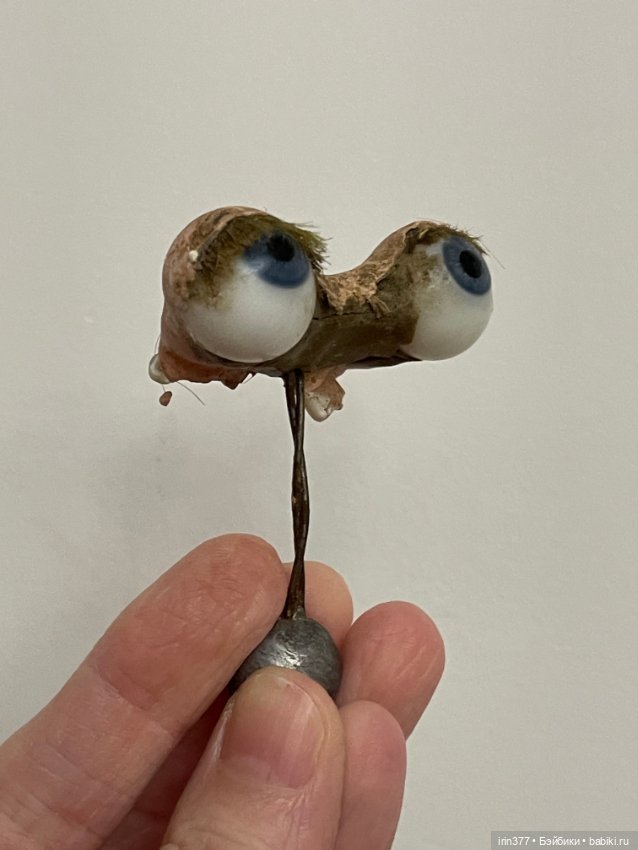 Антикварные стеклянные глаза на рокере (фото 6)