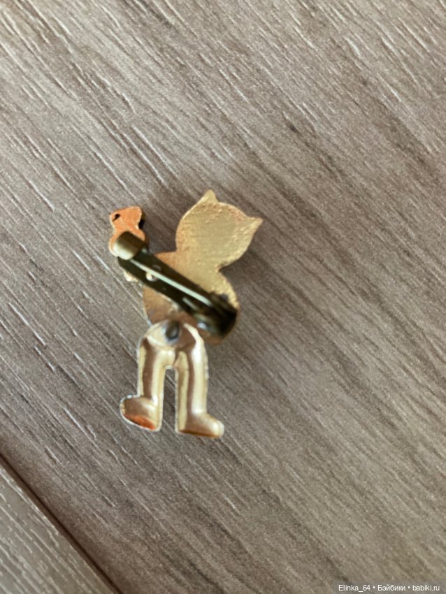 Брошка « Котик танцует» винтаж (фото 4)