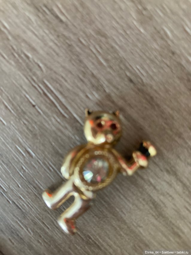 Брошка « Котик танцует» винтаж (фото 2)