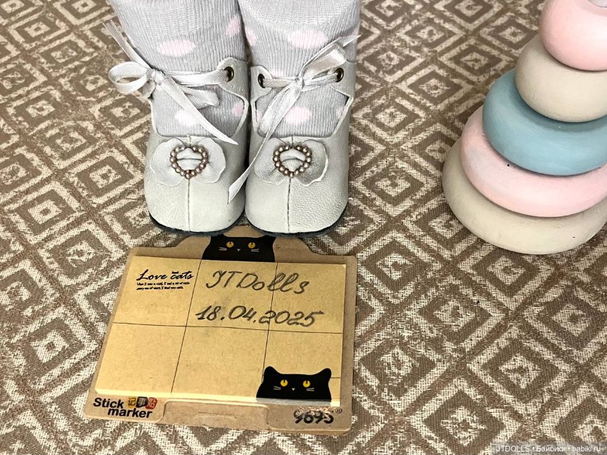 Туфли для антикварной куклы (фото 8)