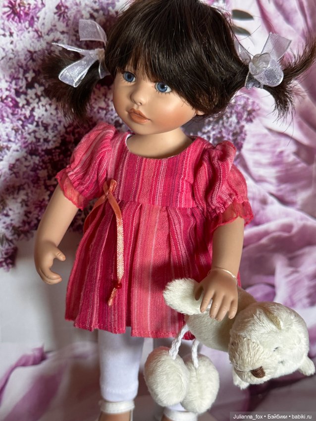 Малышка с мишкой Charlotte (Шарлотт) от Gabriele Muller (фото 10)