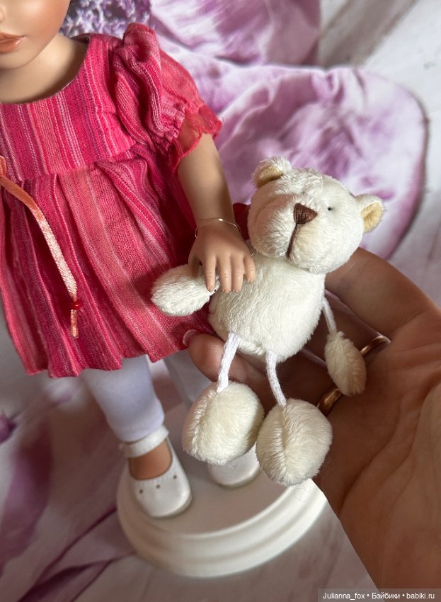 Малышка с мишкой Charlotte (Шарлотт) от Gabriele Muller