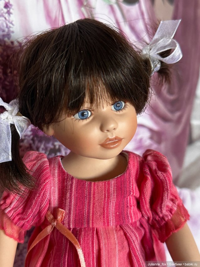 Малышка с мишкой Charlotte (Шарлотт) от Gabriele Muller (фото 8)