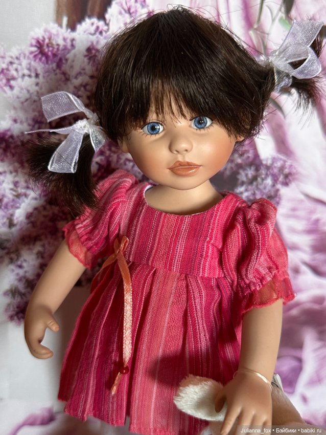 Малышка с мишкой Charlotte (Шарлотт) от Gabriele Muller (фото 7)